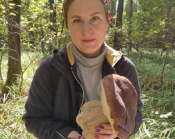 Жительница Пензы нашла гигантский боровик